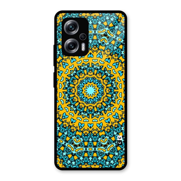 Digital Mandala Art Glass Back Case for Redmi K50i