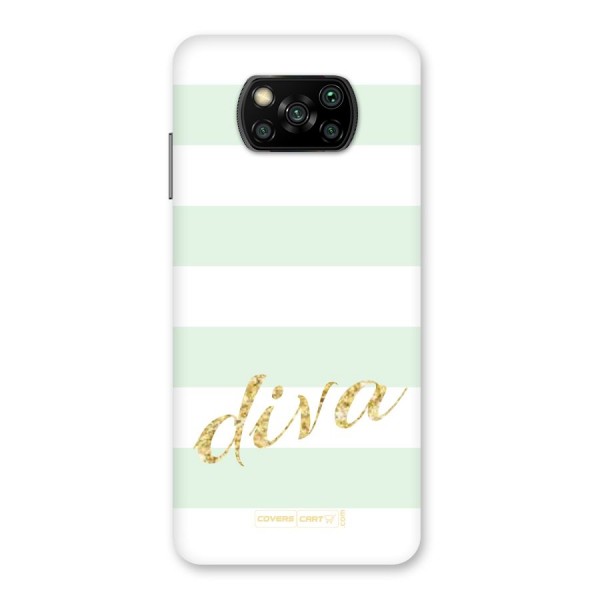 Diva Back Case for Poco X3