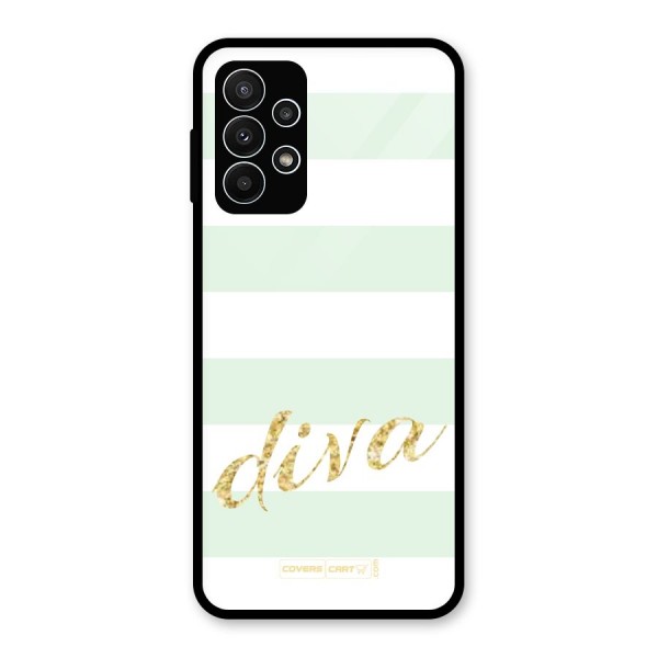 Diva Glass Back Case for Galaxy A23