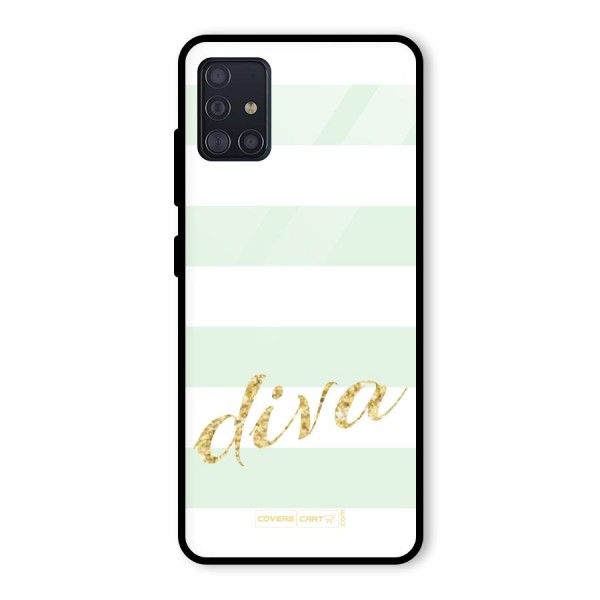 Diva Glass Back Case for Galaxy A51