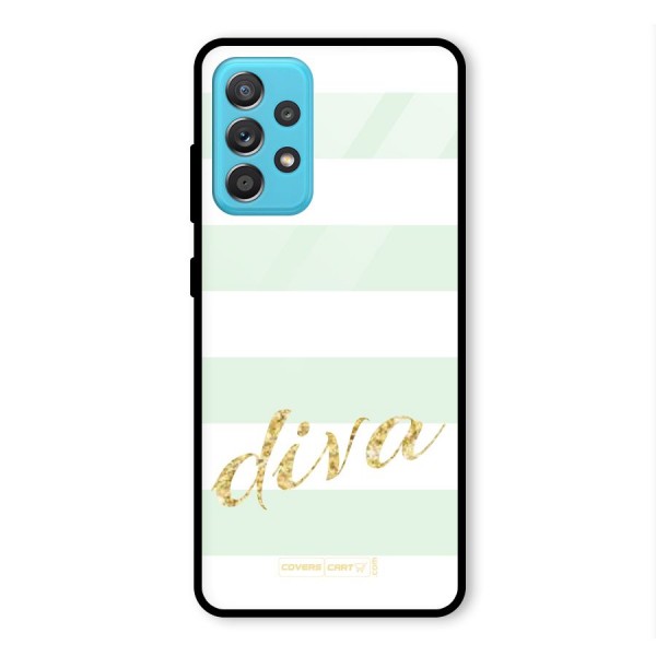 Diva Glass Back Case for Galaxy A52s 5G