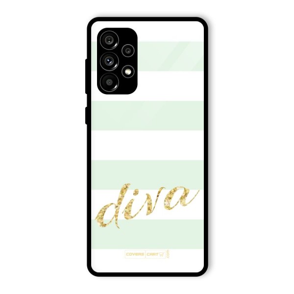 Diva Glass Back Case for Galaxy A73 5G