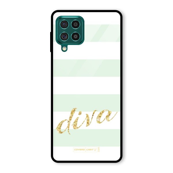 Diva Glass Back Case for Galaxy F62