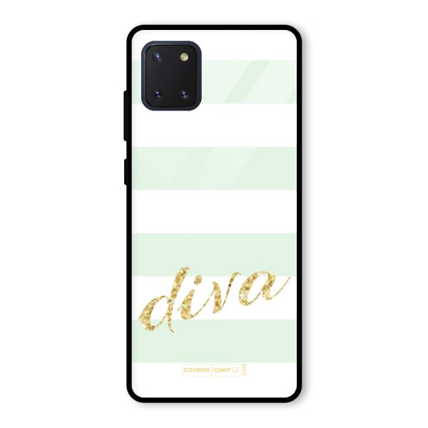 Diva Glass Back Case for Galaxy Note 10 Lite