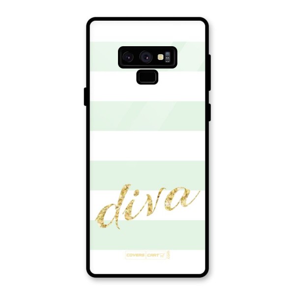 Diva Glass Back Case for Galaxy Note 9