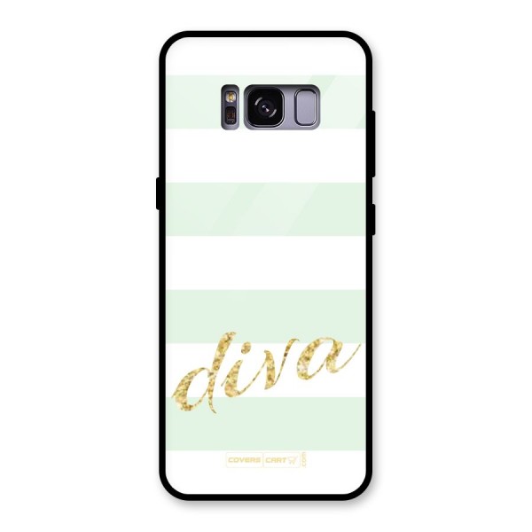 Diva Glass Back Case for Galaxy S8