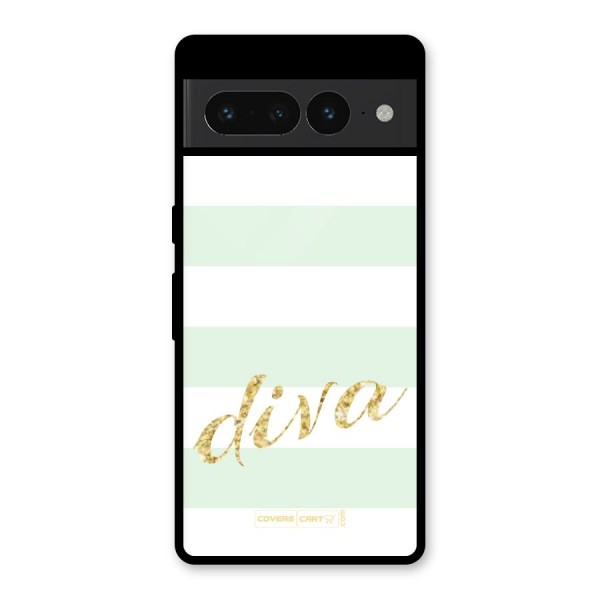 Diva Glass Back Case for Google Pixel 7 Pro