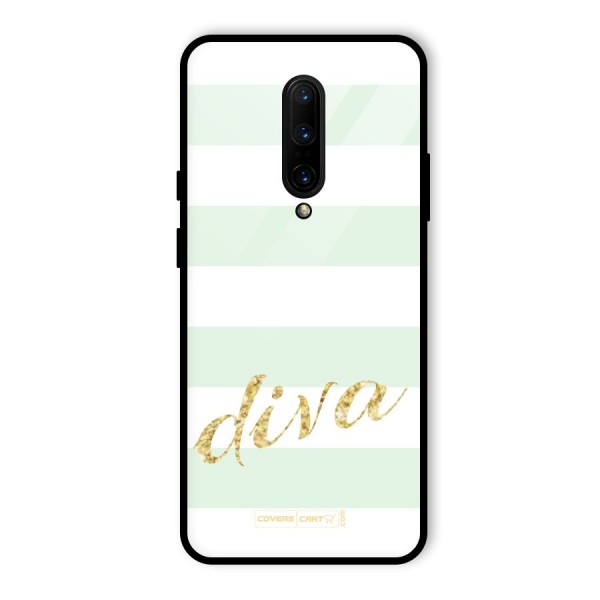 Diva Glass Back Case for OnePlus 7 Pro