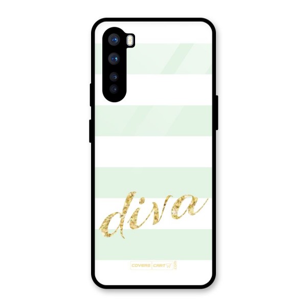 Diva Glass Back Case for OnePlus Nord