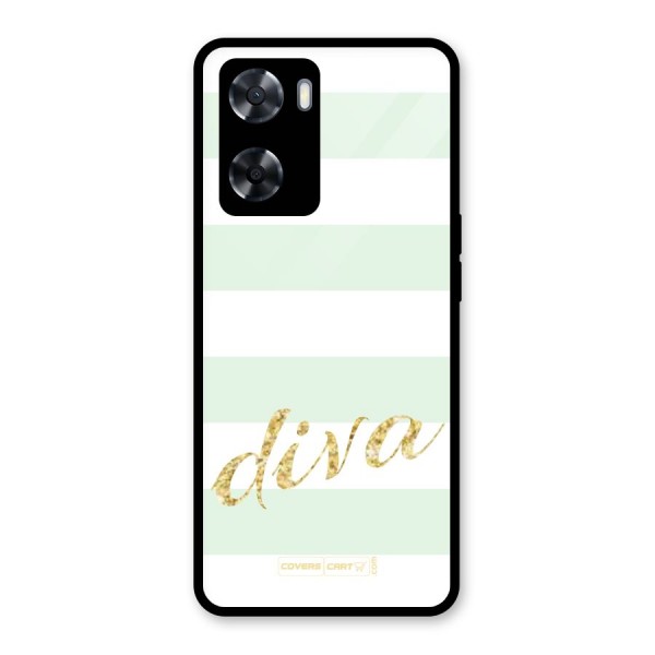 Diva Glass Back Case for Oppo A57 2022