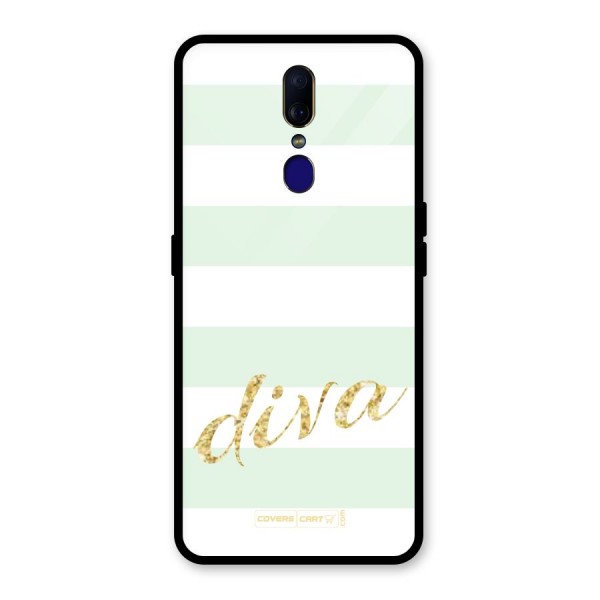 Diva Glass Back Case for Oppo F11