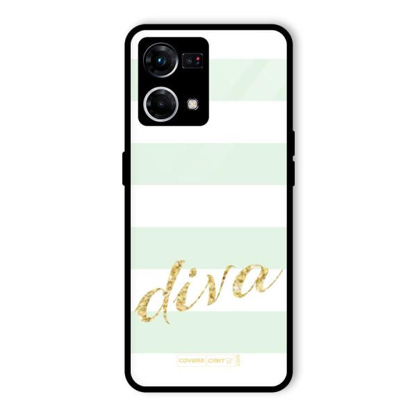 Diva Glass Back Case for Oppo F21 Pro 4G