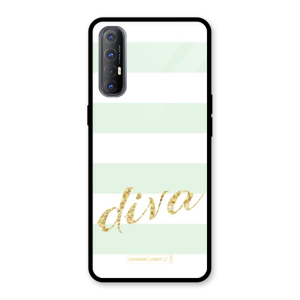 Diva Glass Back Case for Oppo Reno3 Pro