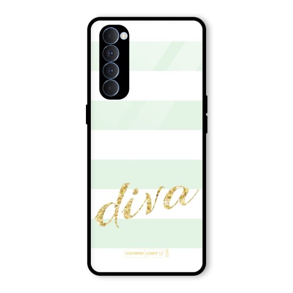 Diva Glass Back Case for Oppo Reno4 Pro