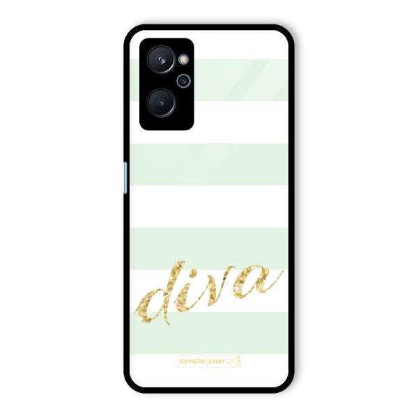 Diva Glass Back Case for Realme 9i