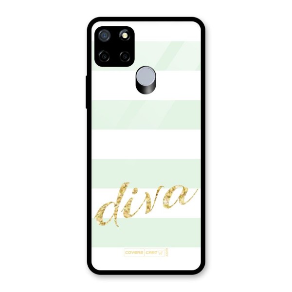 Diva Glass Back Case for Realme C15