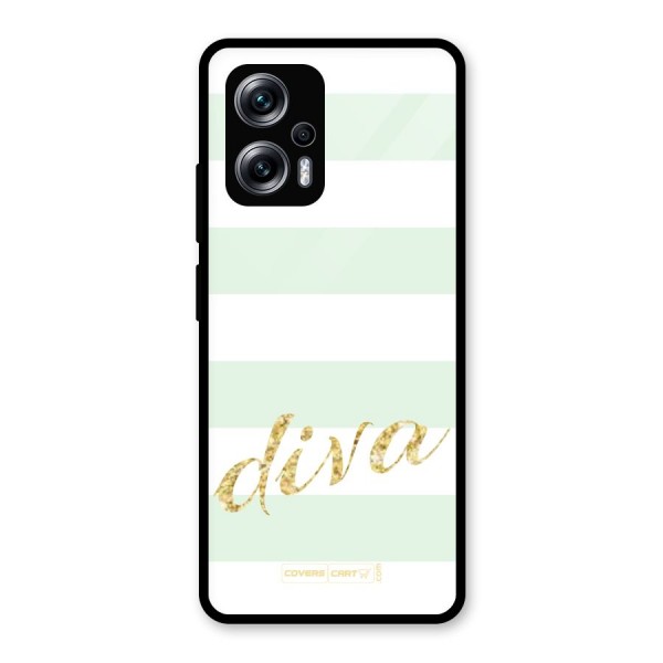 Diva Glass Back Case for Redmi K50i