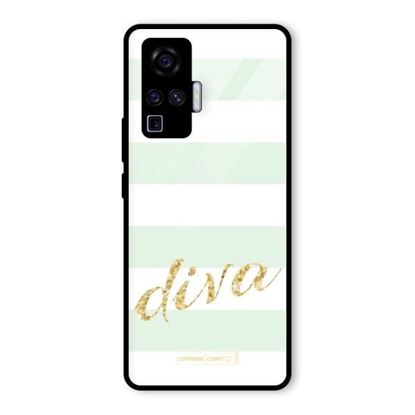 Diva Glass Back Case for Vivo X50 Pro