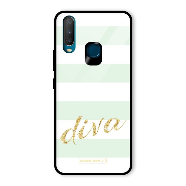 Diva Glass Back Case for Vivo Y12