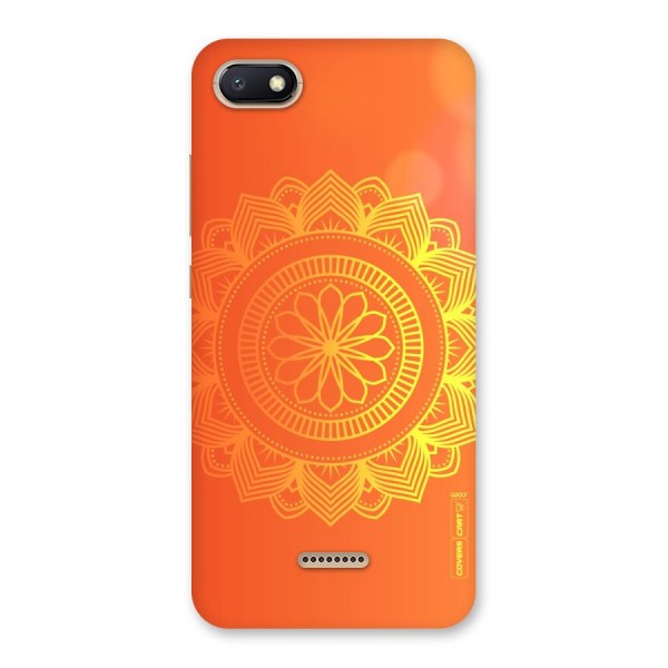 Diwali Rangoli Back Case for Redmi 6A