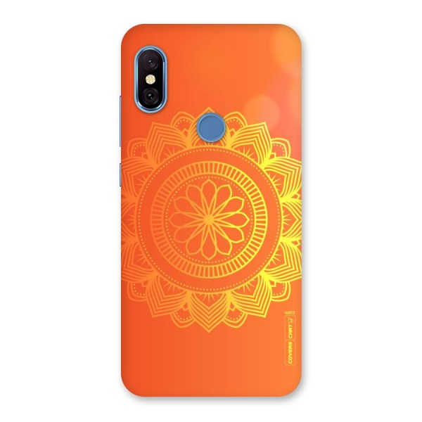 Diwali Rangoli Back Case for Redmi Note 6 Pro