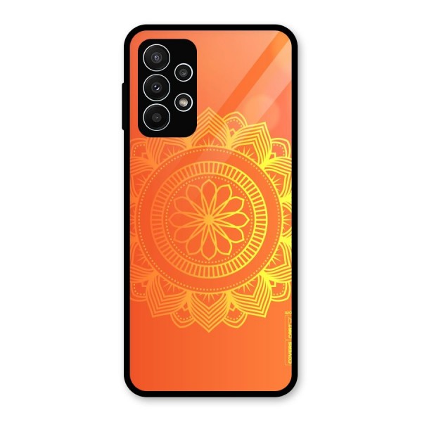 Diwali Rangoli Glass Back Case for Galaxy A23