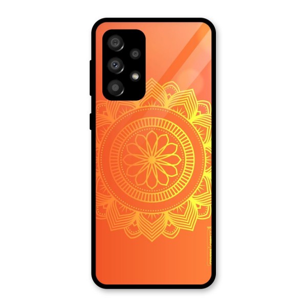 Diwali Rangoli Glass Back Case for Galaxy A32