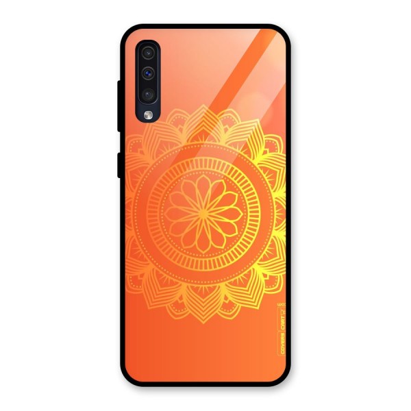 Diwali Rangoli Glass Back Case for Galaxy A50s