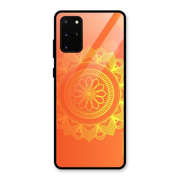 Diwali Rangoli Glass Back Case for Galaxy S20 Plus