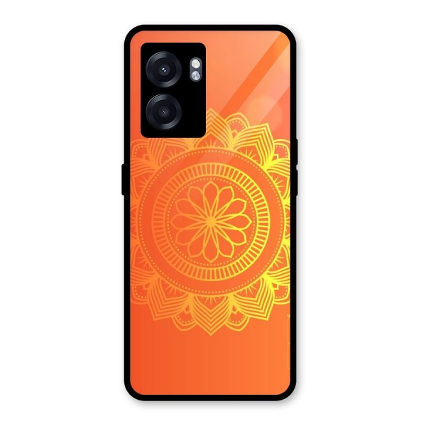 Diwali Rangoli Glass Back Case for Oppo K10 (5G)