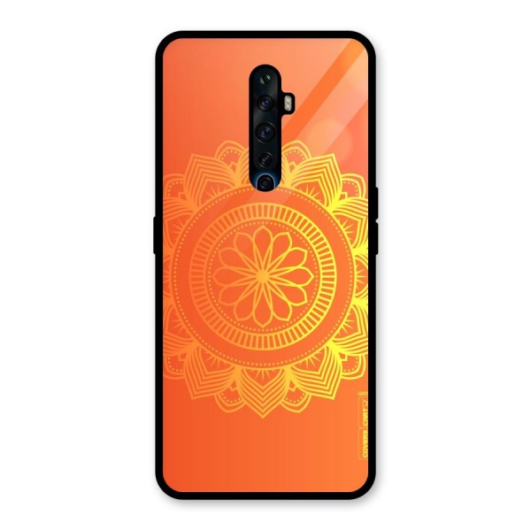 Diwali Rangoli Glass Back Case for Oppo Reno2 Z