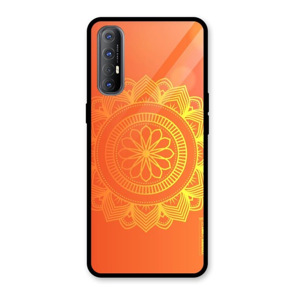 Diwali Rangoli Glass Back Case for Oppo Reno3 Pro