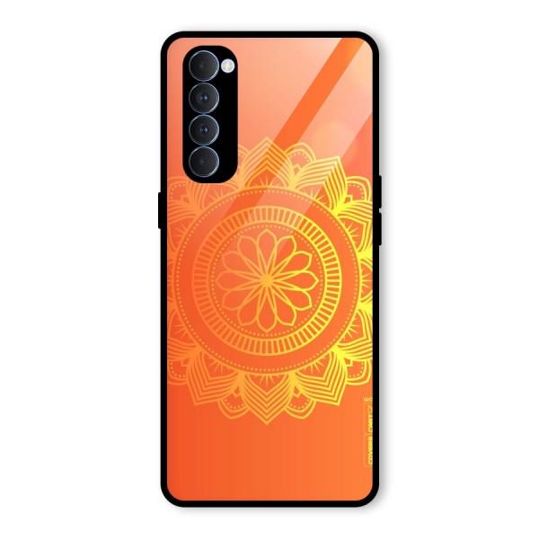 Diwali Rangoli Glass Back Case for Oppo Reno4 Pro