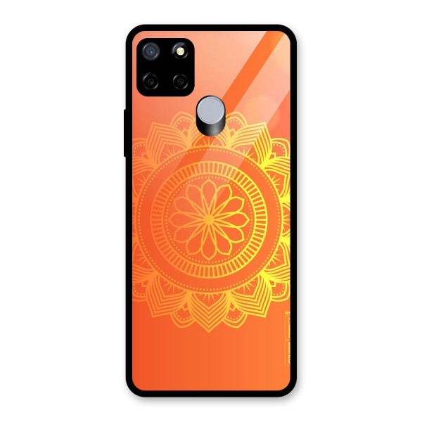 Diwali Rangoli Glass Back Case for Realme C12