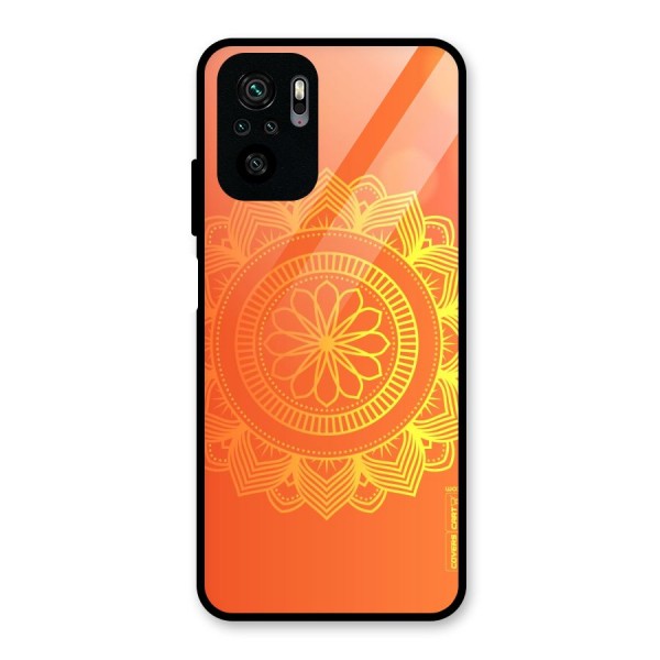 Diwali Rangoli Glass Back Case for Redmi Note 10