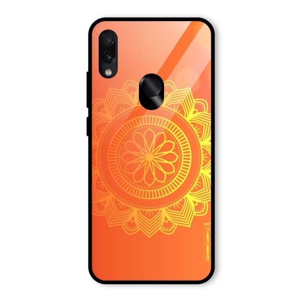 Diwali Rangoli Glass Back Case for Redmi Note 7