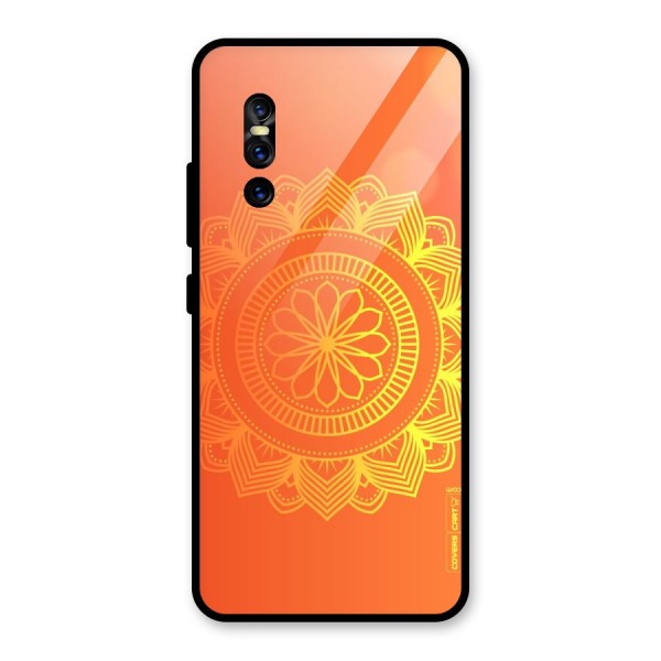 Diwali Rangoli Glass Back Case for Vivo V15 Pro