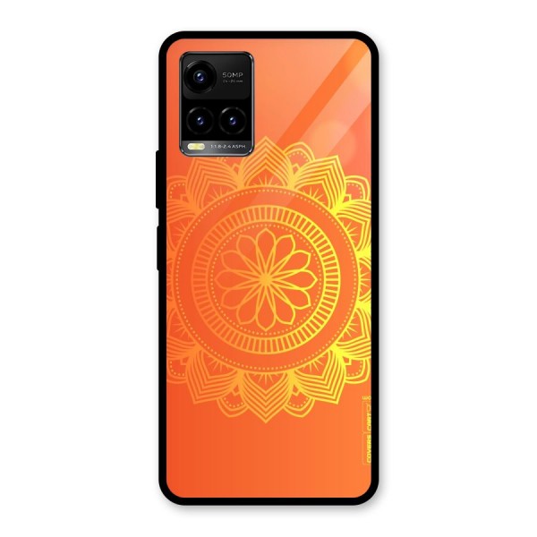 Diwali Rangoli Glass Back Case for Vivo Y21 2021