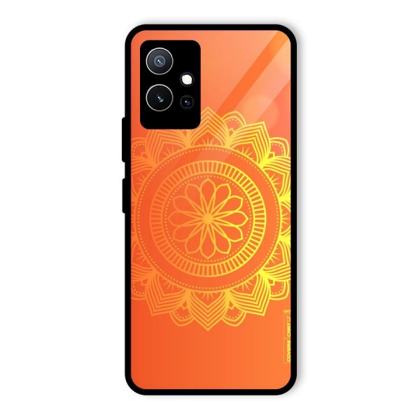 Diwali Rangoli Glass Back Case for Vivo iQOO Z6