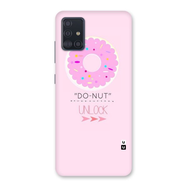 Do-Nut Unlock Back Case for Galaxy A51