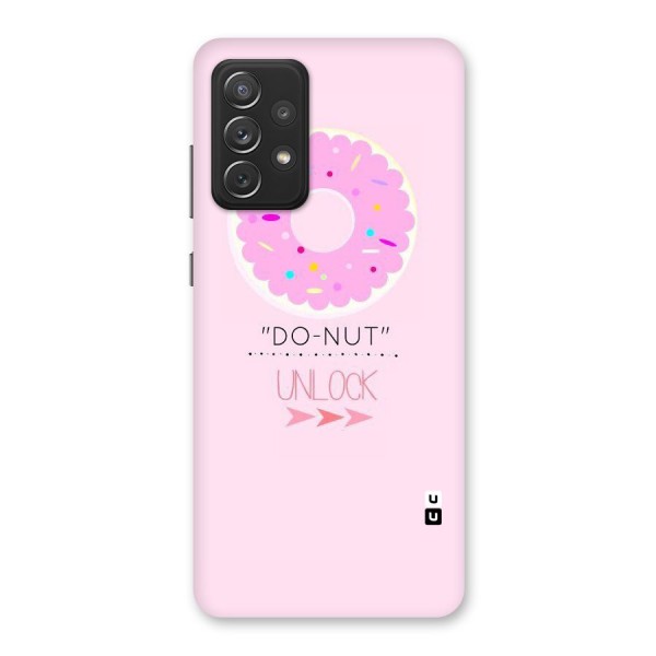 Do-Nut Unlock Back Case for Galaxy A72