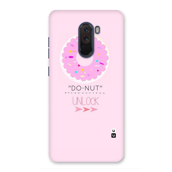 Do-Nut Unlock Back Case for Poco F1