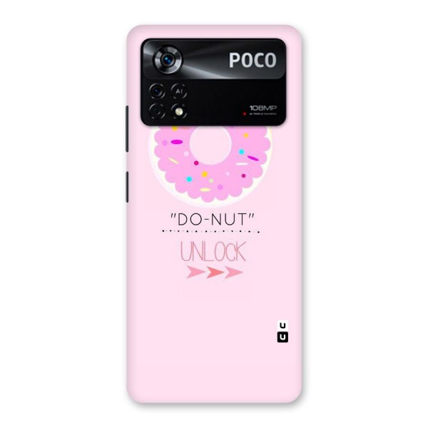 Do-Nut Unlock Back Case for Poco X4 Pro 5G