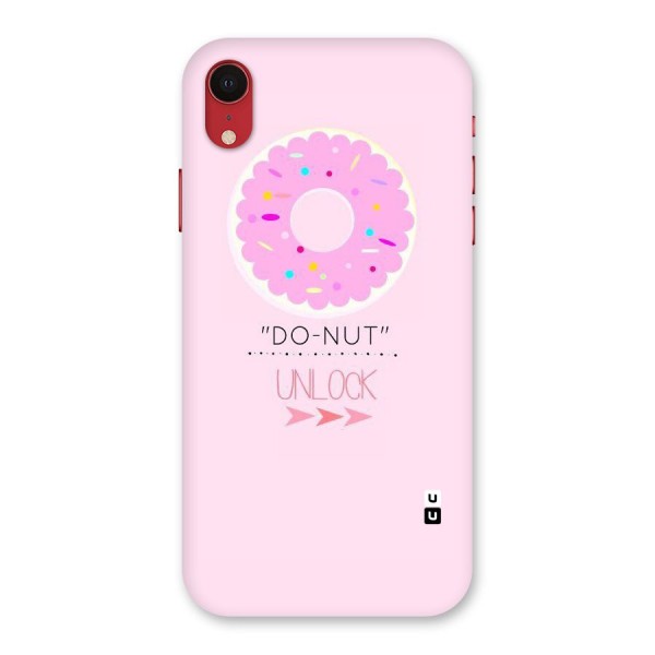 Do-Nut Unlock Back Case for iPhone XR