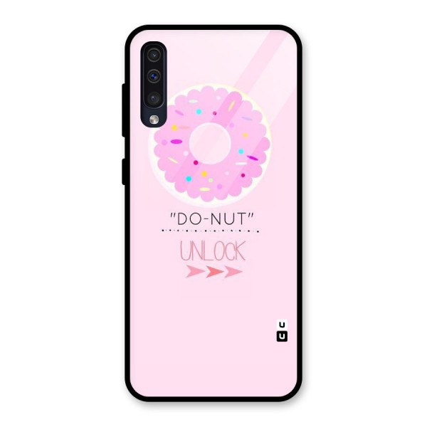 Do-Nut Unlock Glass Back Case for Galaxy A50s