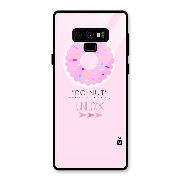 Do-Nut Unlock Glass Back Case for Galaxy Note 9