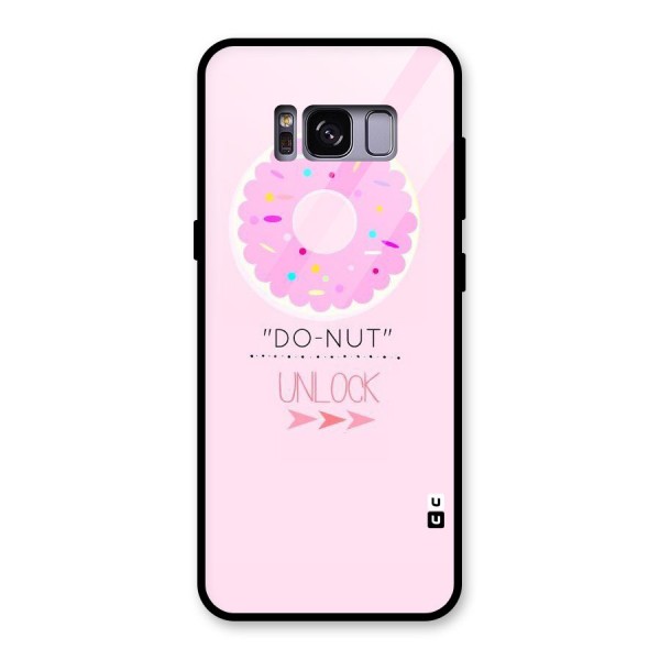 Do-Nut Unlock Glass Back Case for Galaxy S8