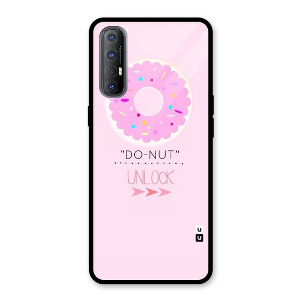 Do-Nut Unlock Glass Back Case for Oppo Reno3 Pro