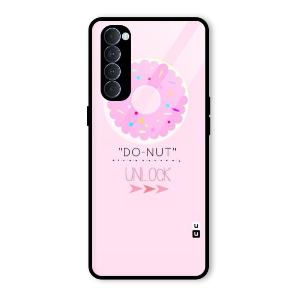 Do-Nut Unlock Glass Back Case for Oppo Reno4 Pro