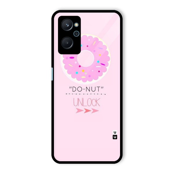 Do-Nut Unlock Glass Back Case for Realme 9i